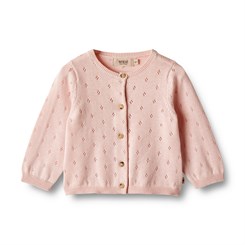 Wheat Knit Cardigan Maia - Rose ballet